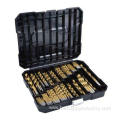 230PC Titanium Coated Drill Bit Set